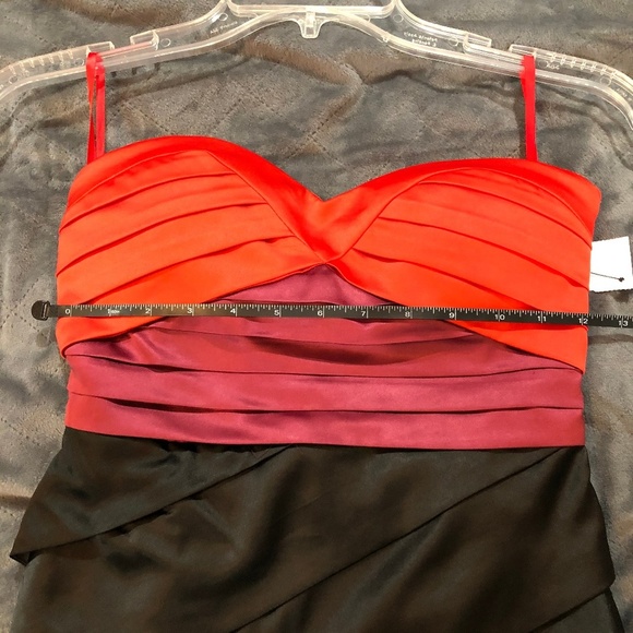 Akira Tierred Satin Mini Dress - Picture 7 of 7